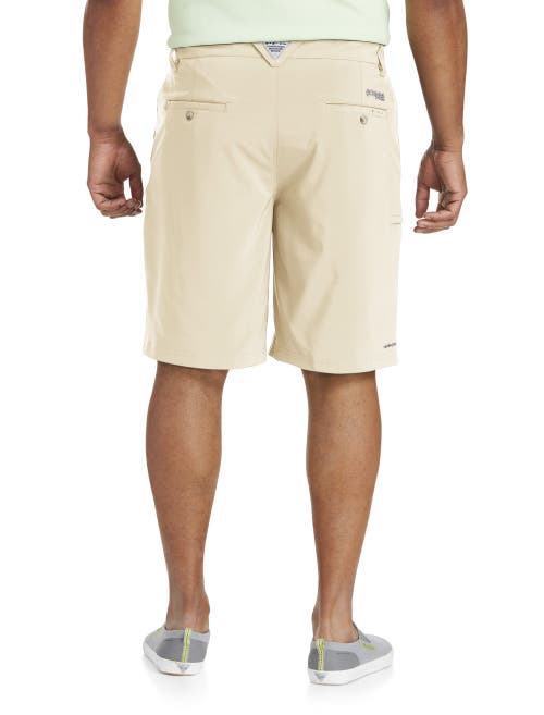 Shop Columbia Pfg Grander Marlin Ii Offshore Shorts In Fossil