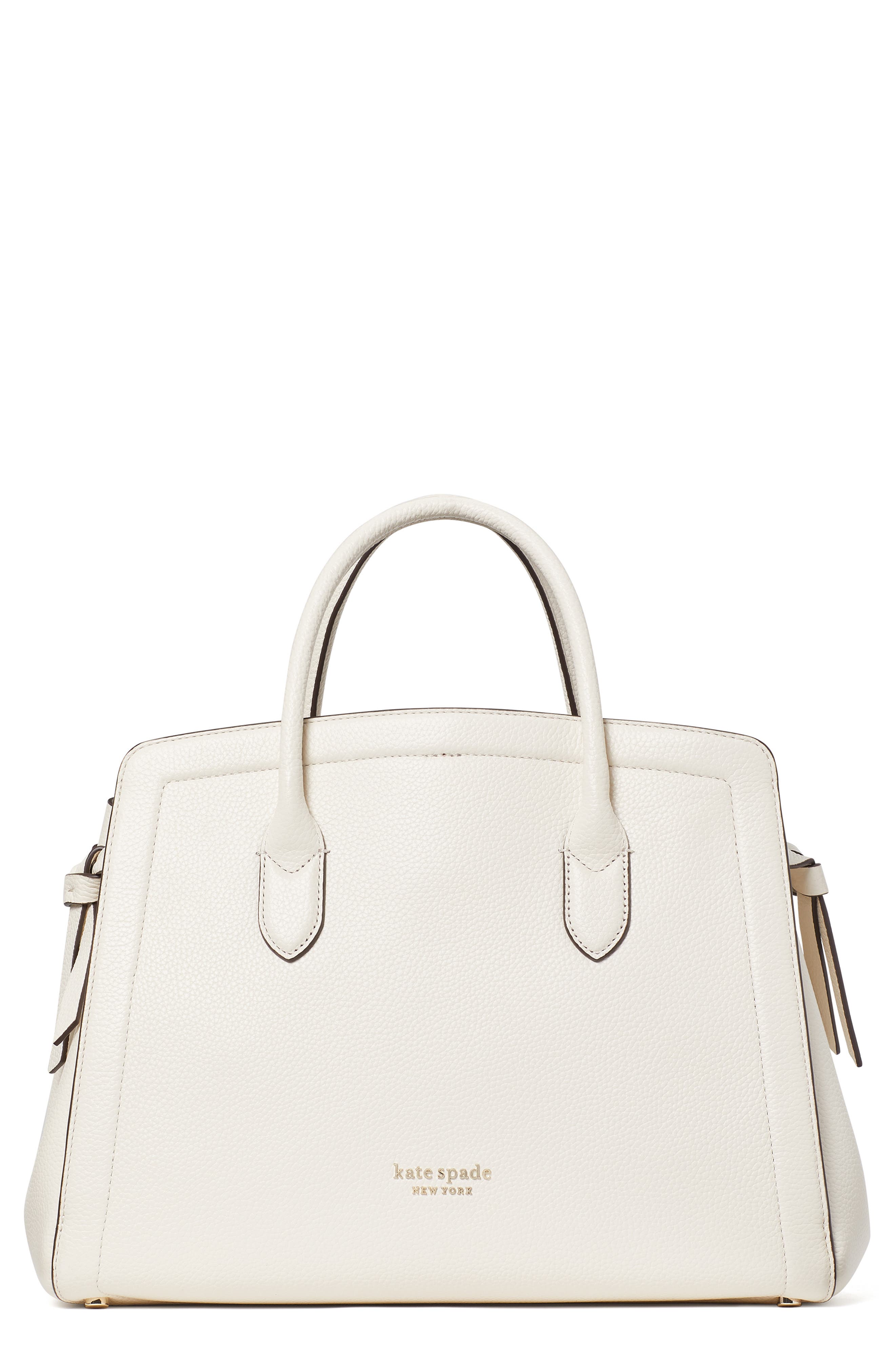 white satchel bag