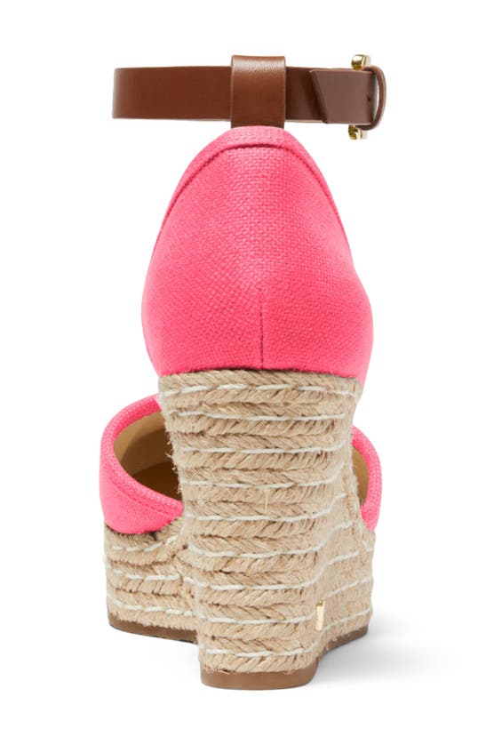 Shop Michael Michael Kors Kendrick Espadrille Wedge Sandal In Geranium