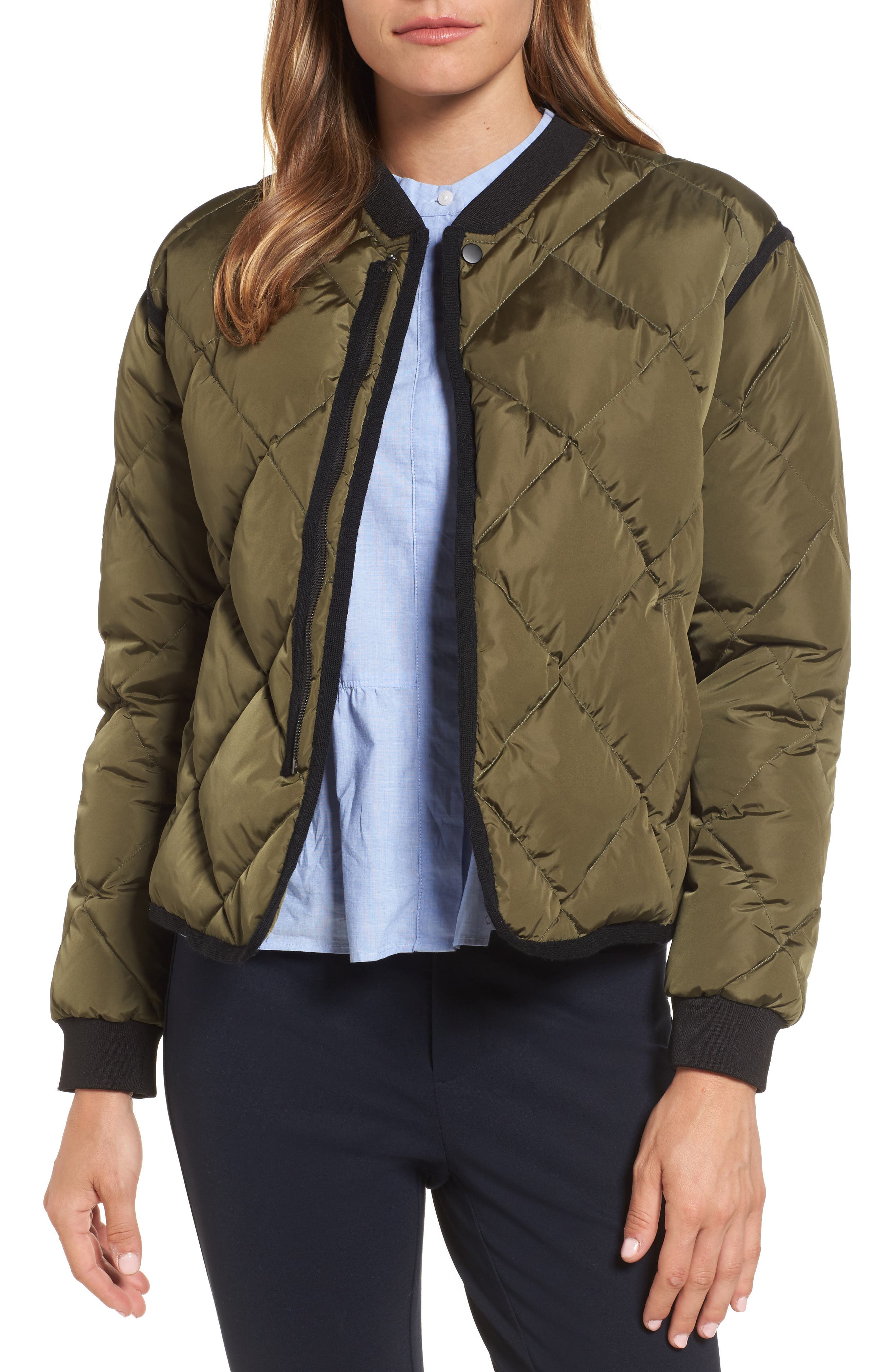 Nordstrom Signature Quilted Bomber Jacket Nordstrom