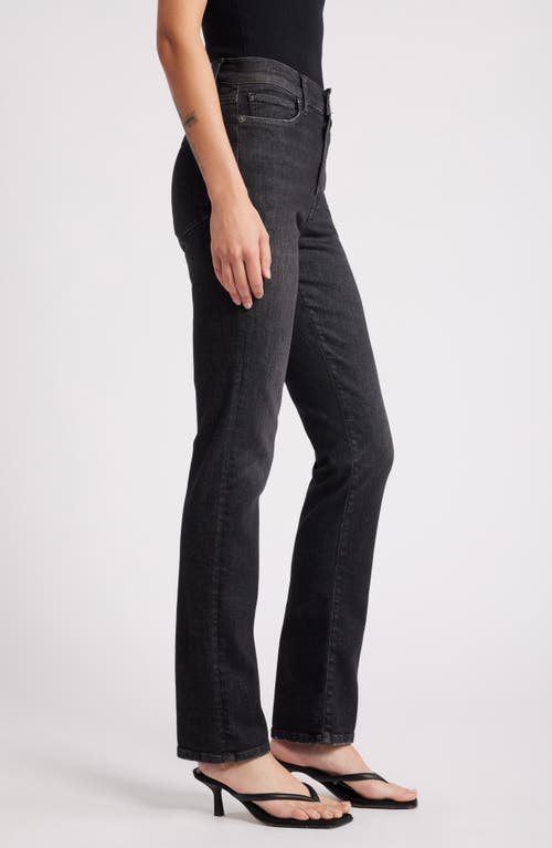 Shop Frame Le High Straight Leg Long Jeans In Claudius