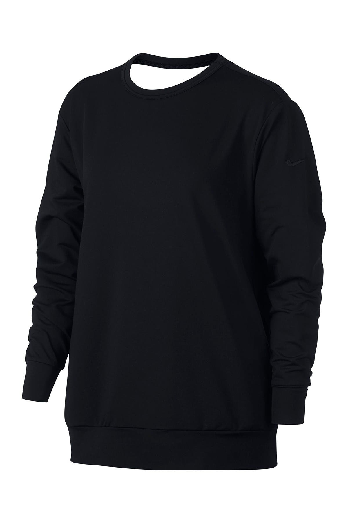 nike cut out top