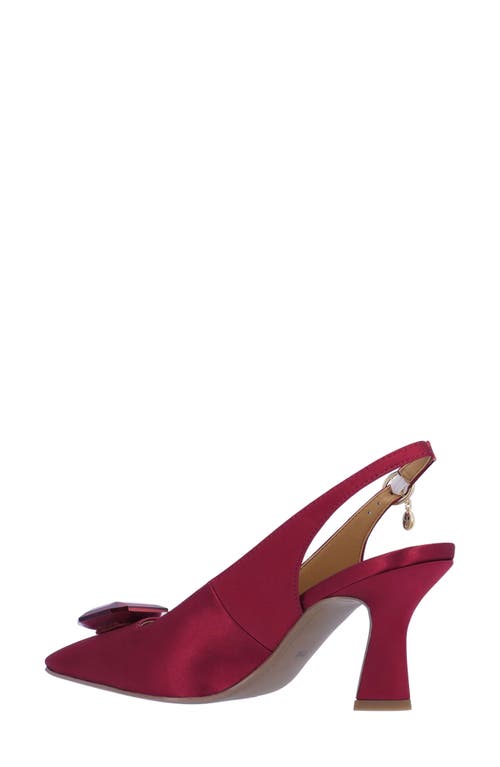 Shop J. Reneé Saskia Slingback Square Toe Pump In Red