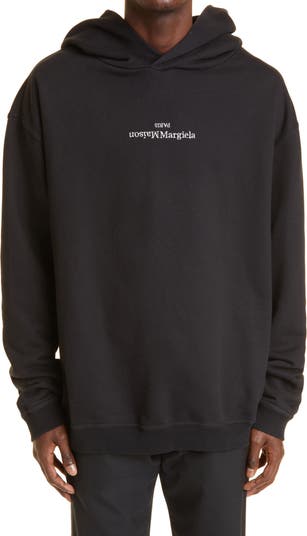 Maison Margiela Sweatshirt With Upside Down Logo Embroidery In