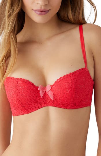b.Tempt'd Ciao Bella Balconette Bra - Wineberry Available at The