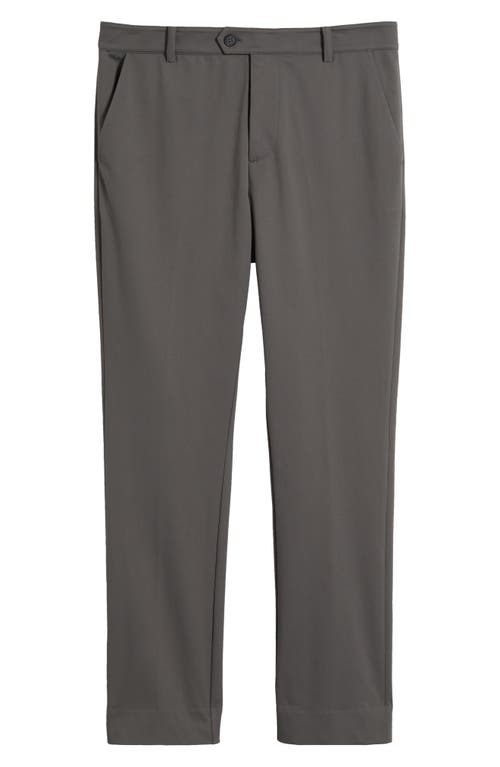 Mizzen + Main Mizzen+main Upton Flat Front Chinos In Pewter Solid