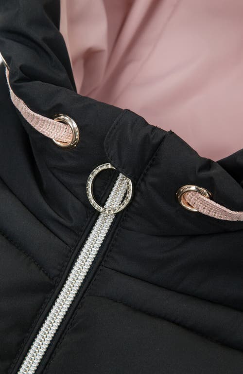 Rokka&rolla Kids' Shower Resistant Puffer Jacket In Black