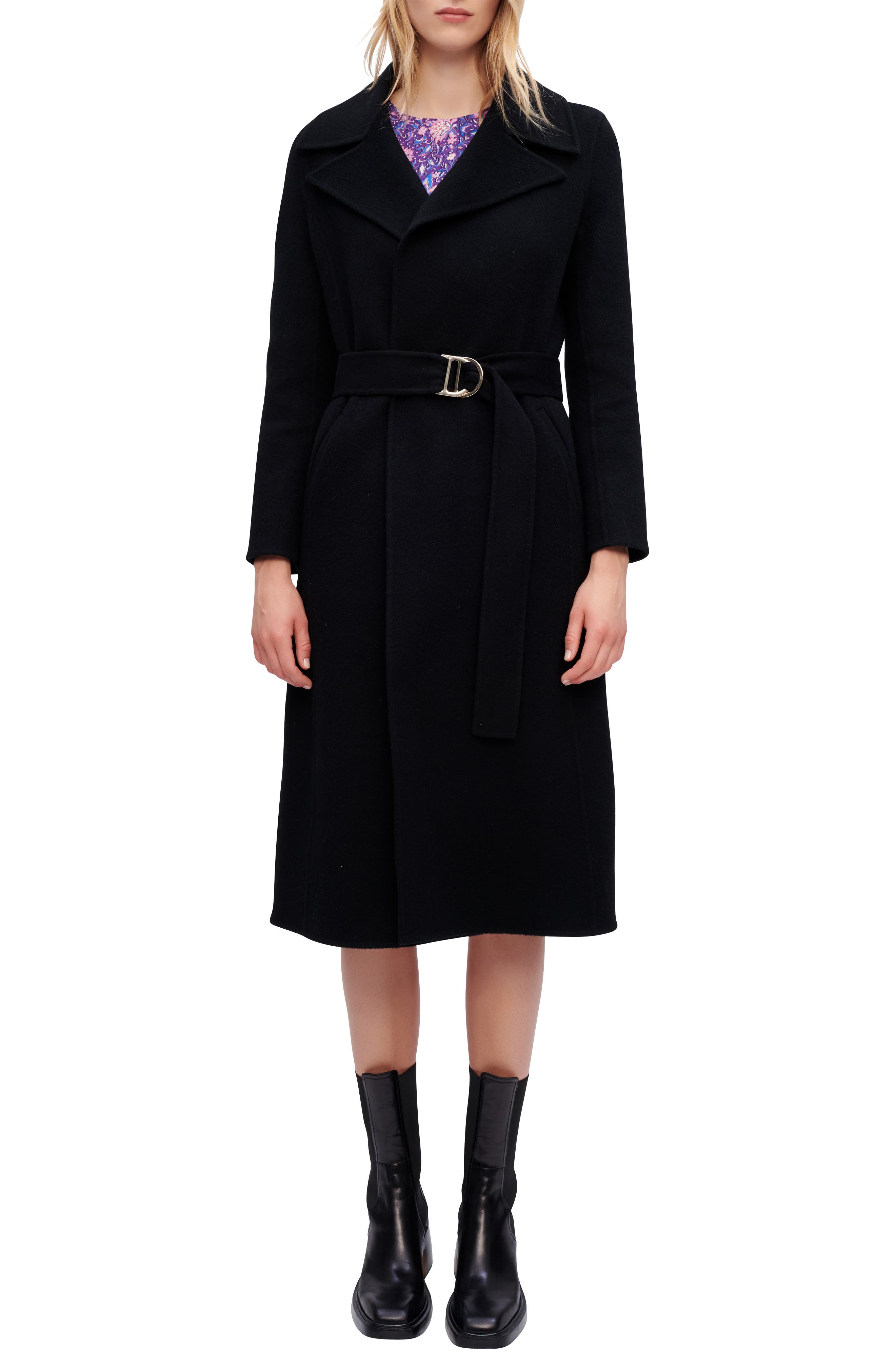 belted wool coat