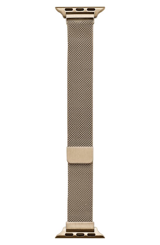 The Posh Tech Infinity Stainless Steel Apple Watch® Watchband In Gold