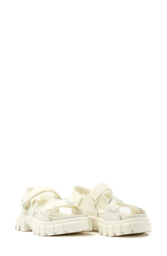 Palladium Revolt Mono Platform Sandal In Star White