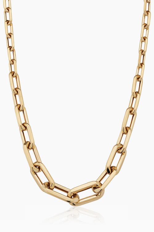 Shop Oradina 14k Yellow Gold Aurum Link Necklace