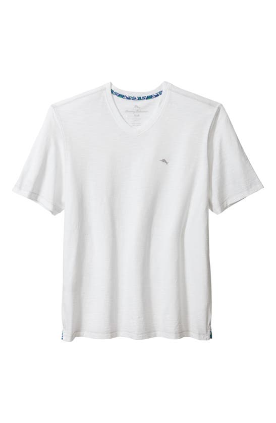 Shop Tommy Bahama Bali Beach V-neck T-shirt In White