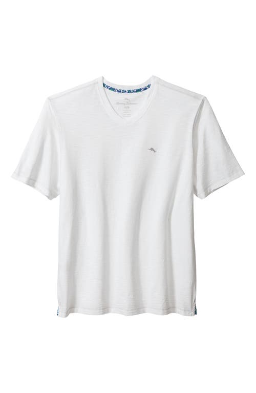 Tommy Bahama Bali Beach V-Neck T-Shirt in White at Nordstrom, Size Medium