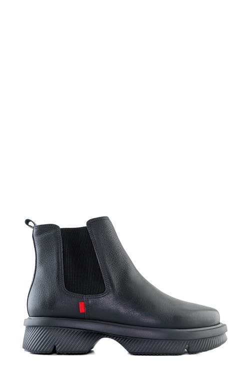 Marc Joseph New York Olympia Blvd Chelsea Boot In Black Grainy