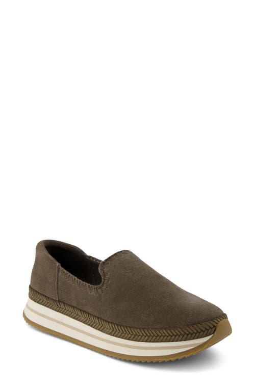 Jocelyn Slip-On Platform Sneaker in Green