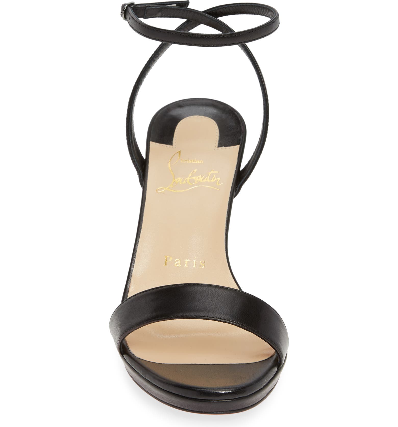 Christian Louboutin Loubi Queen Ankle Strap Sandal (Women) | Nordstrom