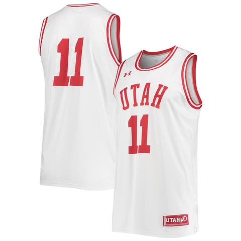 Under Armour Men's Texas Tech Red Raiders White #1 Replica Basketball Jersey, Large