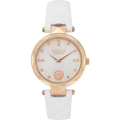 Versus Versace Convent Garden Leather Strap Watch, 32mm