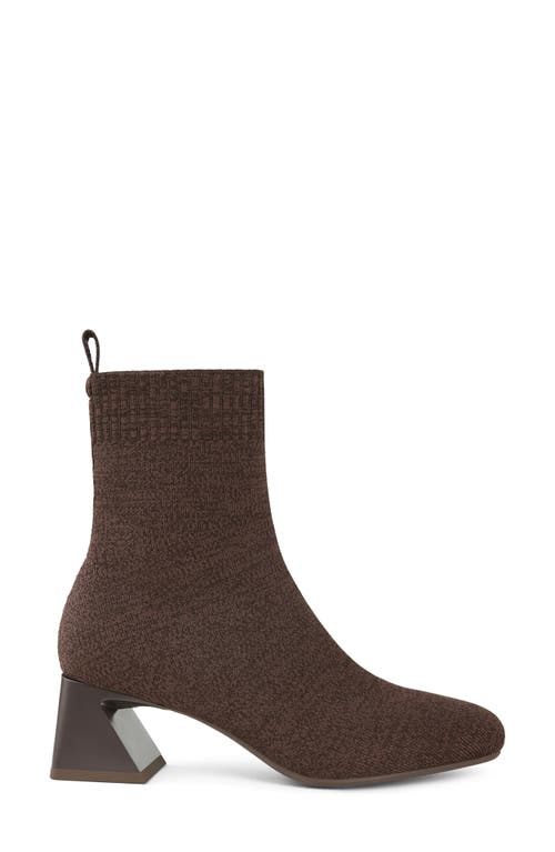 Shop Vivaia Regina Pro Bootie In Dk. Chocolate