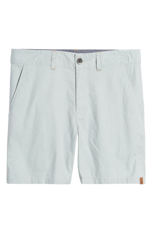 Bondi Stretch Linen Blend Chino Shorts in Seaglass
