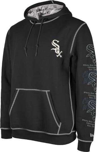 New Era Black Chicago White Sox Team Split Pullover Hoodie