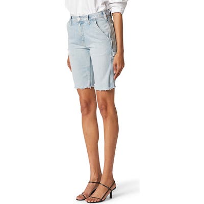 Hudson Jeans Carpenter Denim Bermuda Shorts, Blue