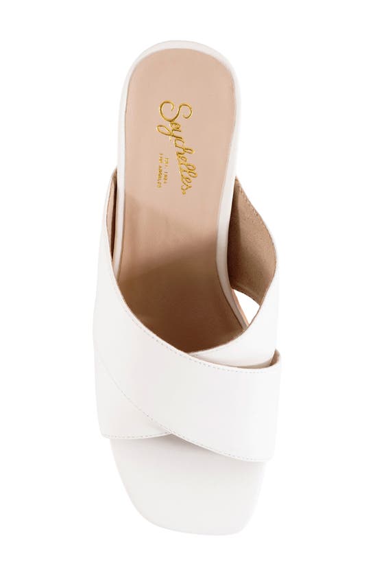 Shop Seychelles Papaya Slide Sandal In Off White