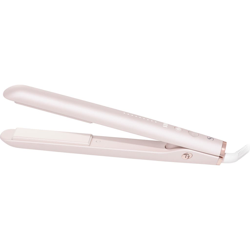 T3 Singlepass Stylemax Professional 1" Flat Iron With Automated Heat In Satin Blush