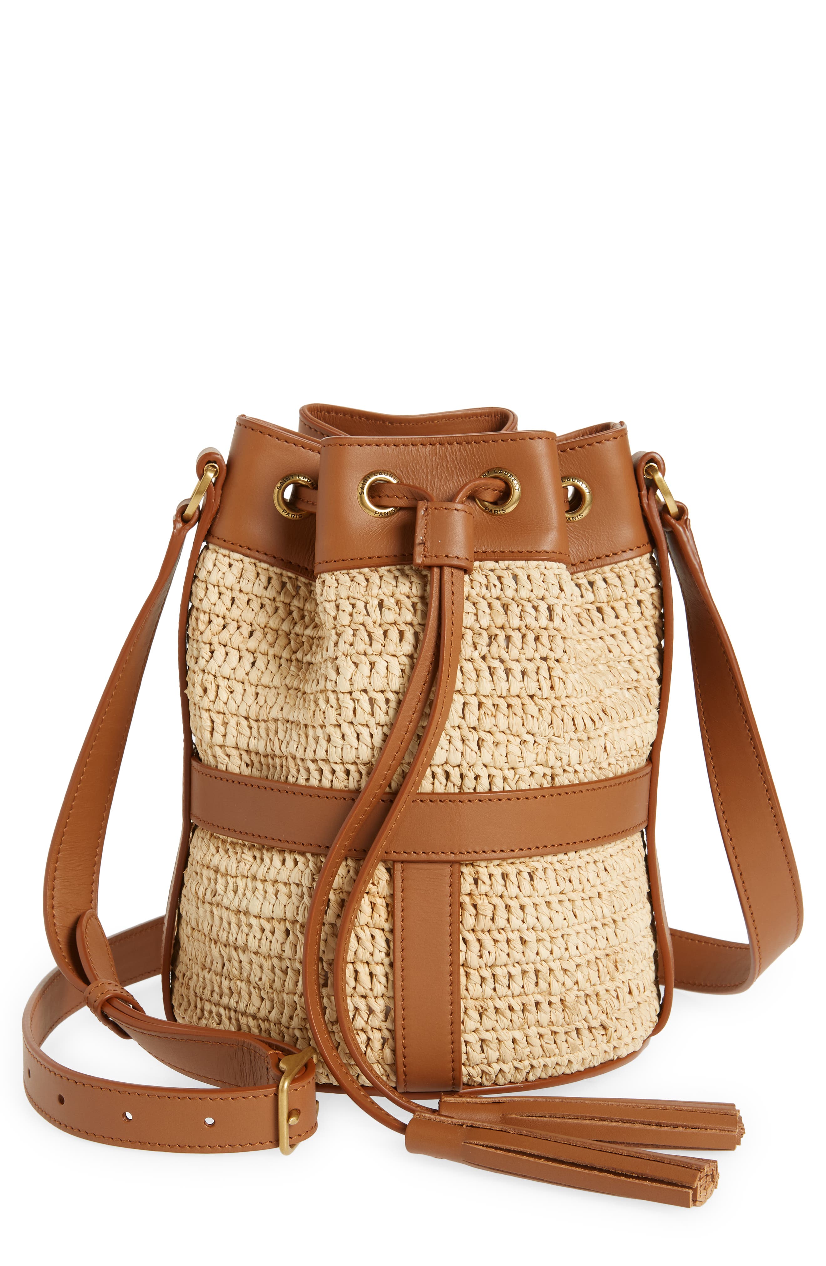 ysl straw crossbody