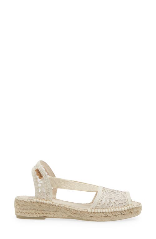 Shop Toni Pons Estel Peep Toe Espadrille Sandal In Cru/ecru