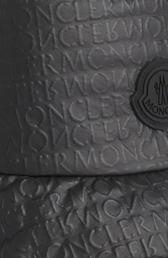 Moncler Logo-print Padded Bucket Hat In Black