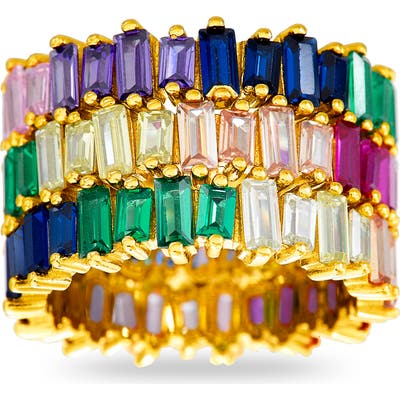 Lesa Michele Set Of 3 Stackable Cubic Zirconia Rings