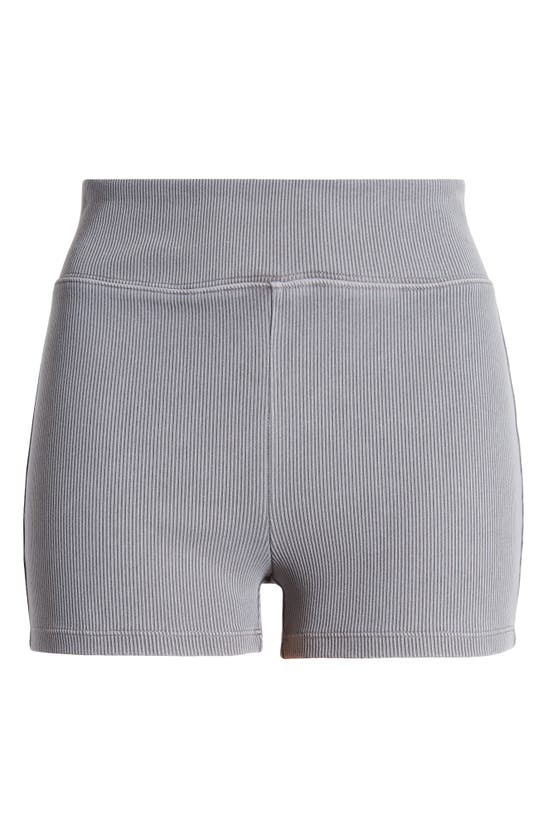 Shop Bp. Compact Rib Shorts In Grey Weathervane