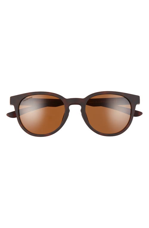 Smith Eastbank 52mm Chromapop™ Polarized Round Sunglasses In Black