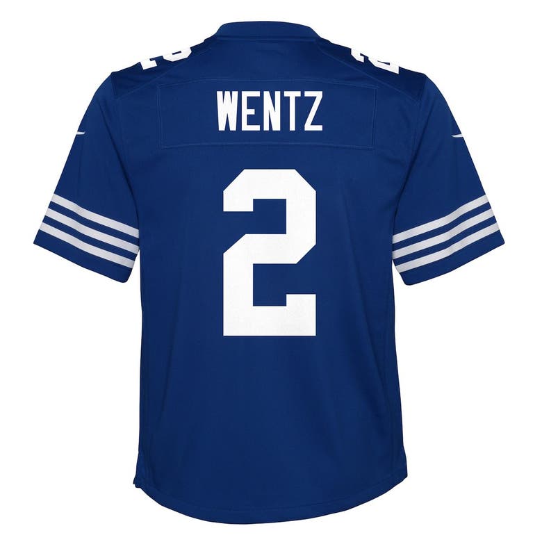 Carson Wentz Indianapolis Colts Nike Inverted Legend Jersey Gray