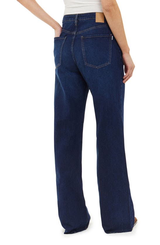 Shop Articles Of Society Jane Wide Leg Jeans In French Blue