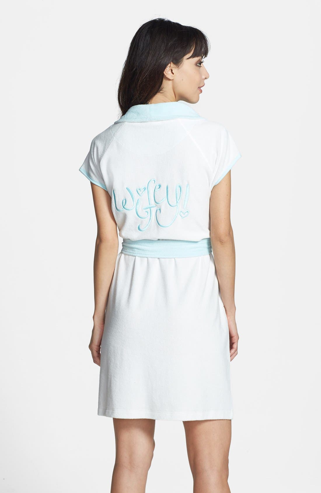 Betsey Johnson 'Just Married' Baby Terry Bridal Robe Nordstrom