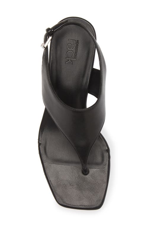Shop Nordstrom Rack Fonda Wedge Sandal In Black
