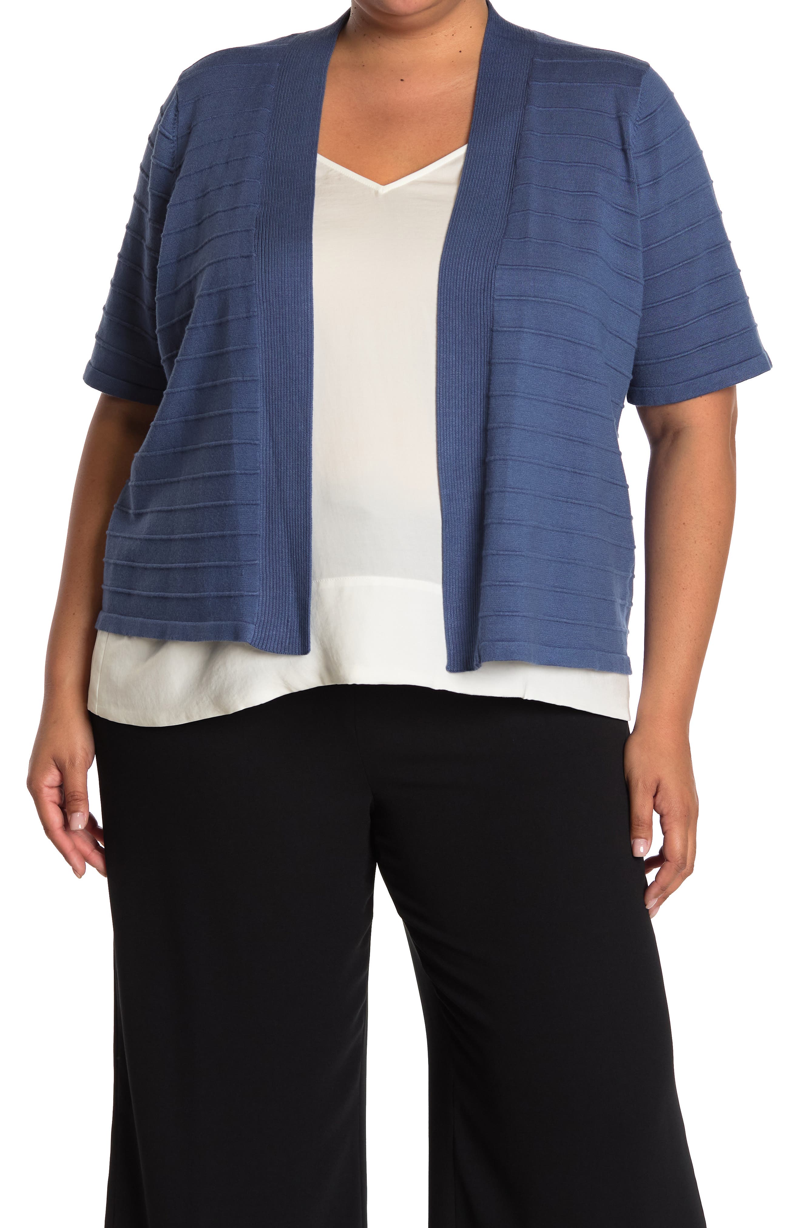 elbow sleeve cardigan