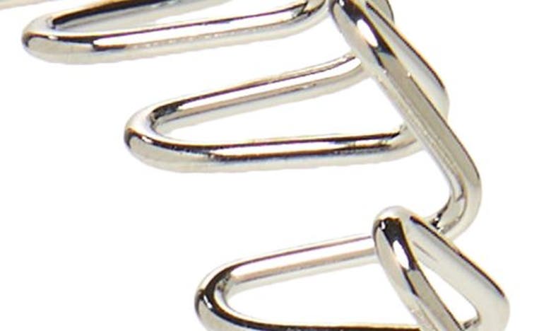 Givenchy Zigzag Headband In Silvery