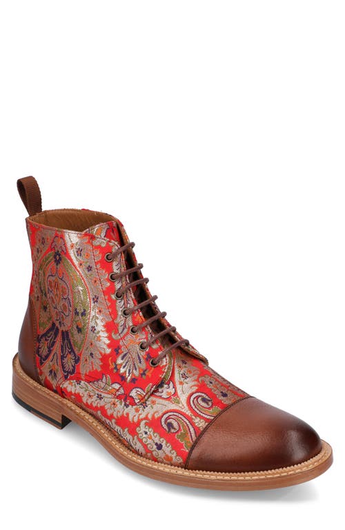 Jack Boot in Red Paisley