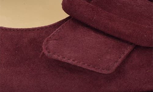 Nine West Jesike Pointed Toe Flat In Dark Red