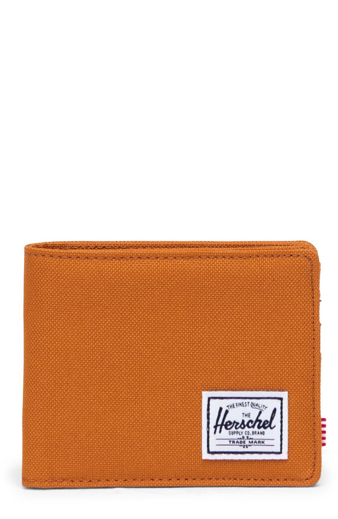 Herschel Supply Co Roy Rfid Wallet In Pumpkin Sp