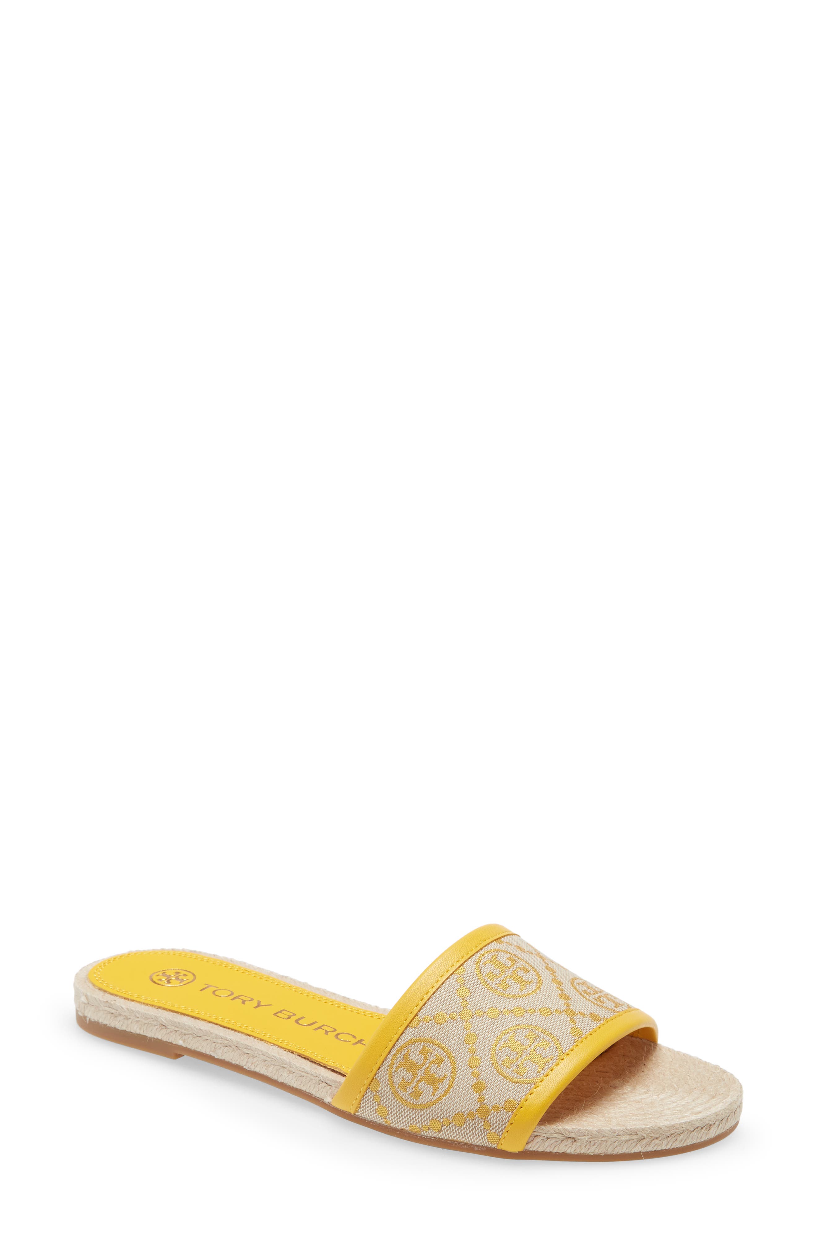 tory burch slides white