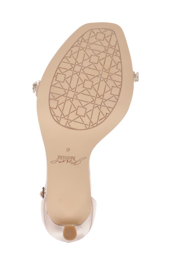 Jewel Badgley Mischka Adriane Jeweled Strap Sandal In Champagne
