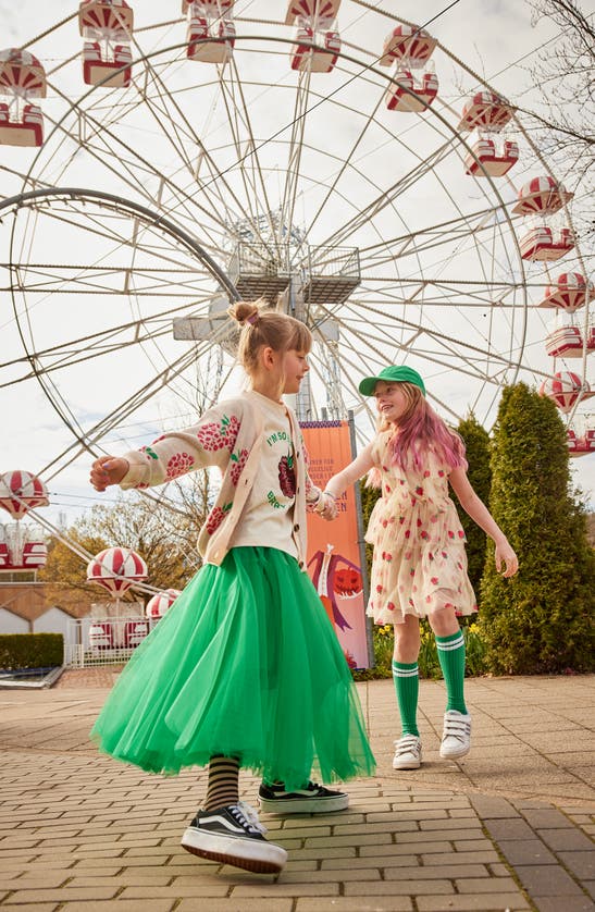Shop The New Kids' Heaven Tulle Skirt In Bright Green