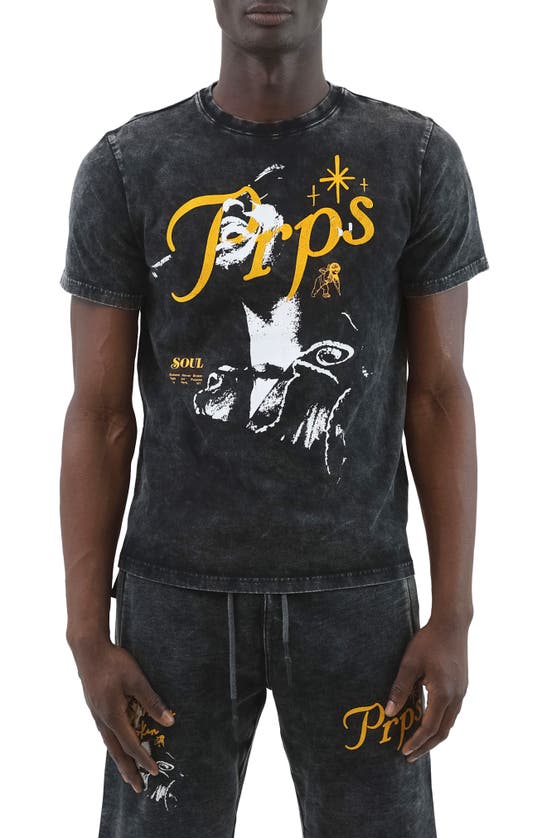 Shop Prps Rendition Graphic T-shirt In Black
