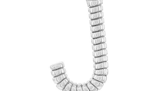 SIMONA SIMONA CROISSANT INITIAL PENDANT NECKLACE 