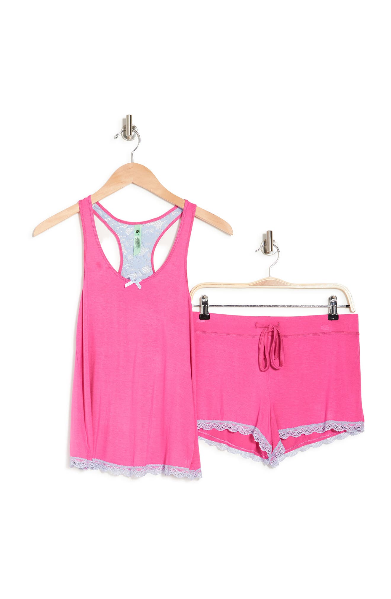 Honeydew Intimates Lace Racerback Tank & Shorts 2-piece Pajama Set In Flamenco