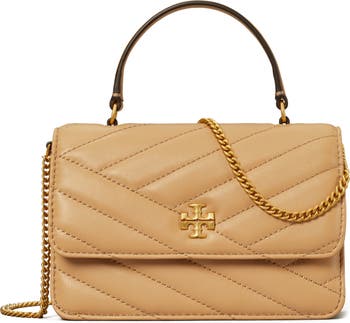 Tory Burch Kira Chevron top handle satchel, Women's Fashion, Bags